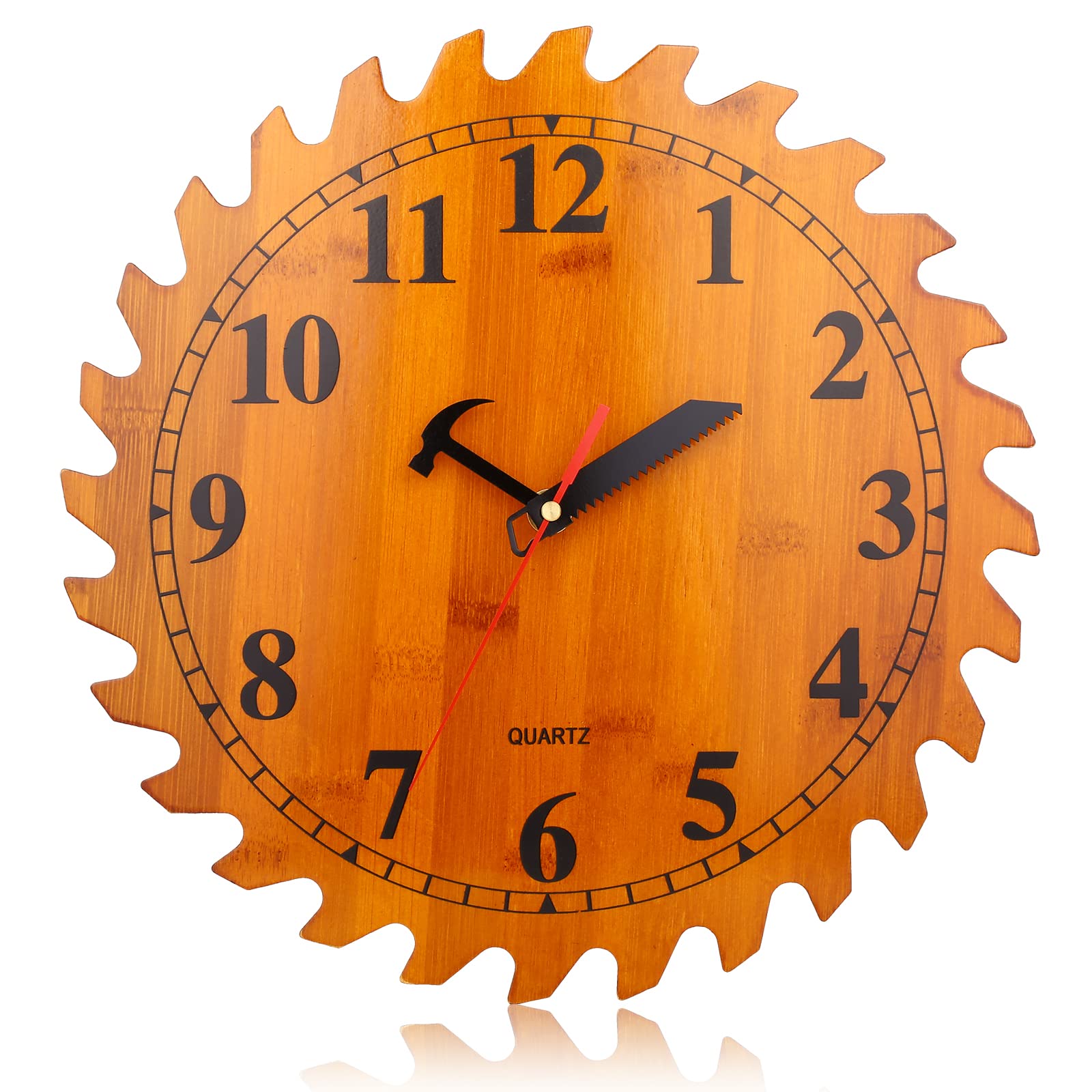 Amazon.com: CIGERA 12 Inch Wood Wall Clock with Circular Saw Blade